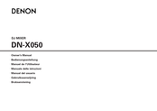 Denon DN-X050 Manual Del Usuario