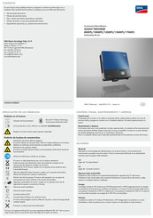 SMA SUNNY TRIPOWER Serie Instrucciones De Uso