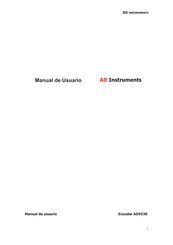 AD Instruments AD9330 Manual De Usuario