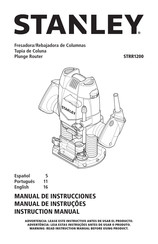 Stanley STRR1200 Manual De Instrucciones