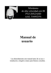 golmar PTZ-20X2AHD Manual De Usuario