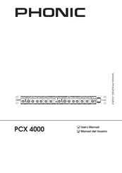 Phonic PCX 4000 Manual Del Usuario