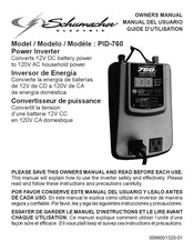 Schumacher Electric PID-760 Manual Del Usuario