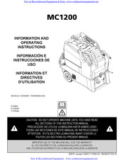 Nilfisk MC1200 Información E Instrucciones De Uso