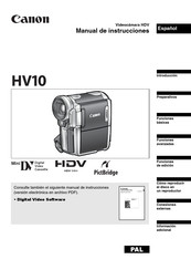 Canon HV10 Manual De Instrucciones