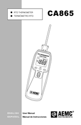 AEMC Instruments CA865 Manual De Instrucciones