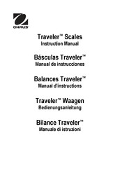 OHAUS Traveler Manual De Instrucciones