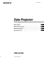 Sony VPD-LE100 Manual De Instrucciones