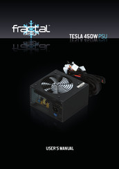 Fractal design TESLA 450W Manual De Instrucciones