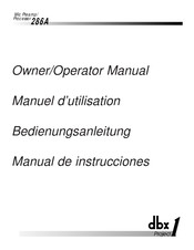dbx 286A Manual De Instrucciones
