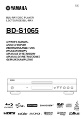 Yamaha BD-S1065 Manual De Instrucciones