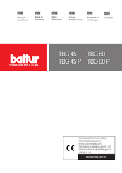 baltur TBG 60 Manual De Instrucciones