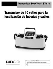 RIDGID SeekTech ST-510 Manual De Instrucciones