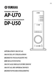 Yamaha AP-U70 Manual De Operaciones