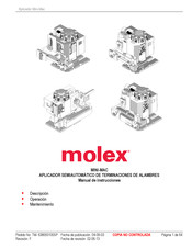 molex 11182130 Manual De Instrucciones