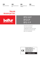 baltur BTG 11P Manual De Instrucciones De Uso