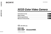 Sony DXC-390 Manual De Instrucciones