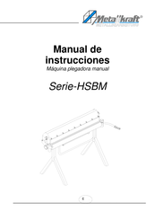 Metallkraft HSBM HZSG Manual De Instrucciones