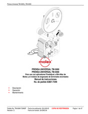 molex TM-3000 Manual De Instrucciones