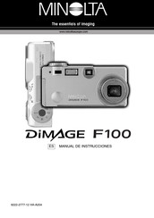 Minolta Dimage F100 Manual De Instrucciones