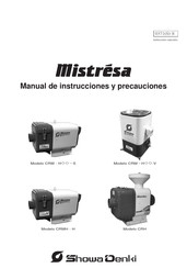 Showa Denki Mistresa CRMH-S Serie Manual De Instrucciones Y Precauciones