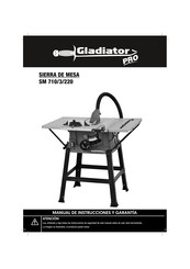 Gladiator PRO SM 710/3/220 Manual De Instrucciones