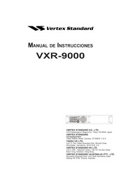 Vertex Standard VXR-9000 Manual De Instrucciones