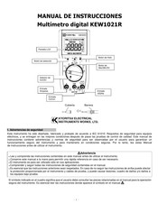 KYORITSU KEW1021R Manual De Instrucciones