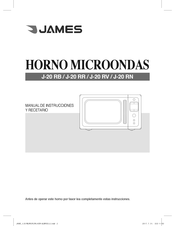 James J-20 RN Manual De Instrucciones Y Recetario