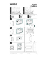 Siemens RWD32S Instrucciones De Montaje