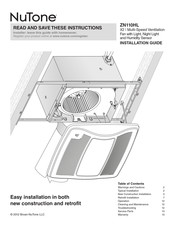 NuTone ZN110HL Guia De Instalacion