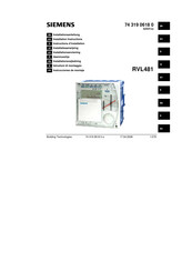 Siemens RVL481 Instrucciones De Montaje