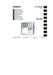 Siemens RVL482 Instrucciones De Montaje