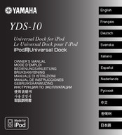 Yamaha YDS-10 Manual De Instrucciones