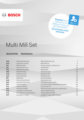 Bosch MUZ45XTM1 Instrucciones De Uso