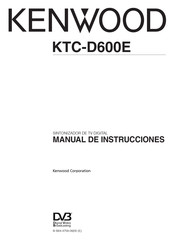 Kenwood KTC-D600E Manual De Instrucciones