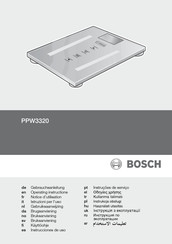 Bosch PPW3320 Instrucciones De Uso