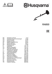 Husqvarna RA850 Manual De Usuario