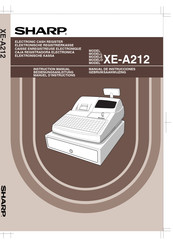 Sharp XE-A212 Manual De Instrucciones