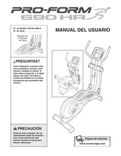 Pro-Form 690 HR Manual Del Usuario