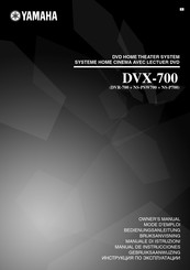 Yamaha DVX-700 Manual De Instrucciones