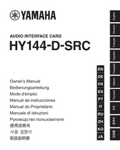 Yamaha HY144-D-SRC Manual De Instrucciones