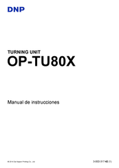 DNP OP-TU80X Manual De Instrucciones