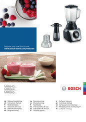 Bosch MMB64G3M Instrucciones De Uso