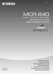 Yamaha MCR-840 Manual De Instrucciones