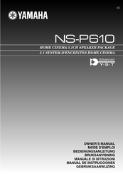 Yamaha NS-P610 Manual De Instrucciones