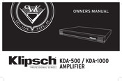 Klipsch KDA-500 Manual De Instrucciones