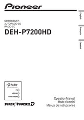 Pioneer DEH-P7200HD Manual De Instrucciones