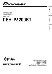 Pioneer DEH-P6200BT Manual De Instrucciones