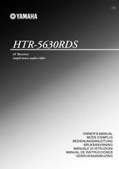 Yamaha HTR-5630RDS Manual De Instrucciones